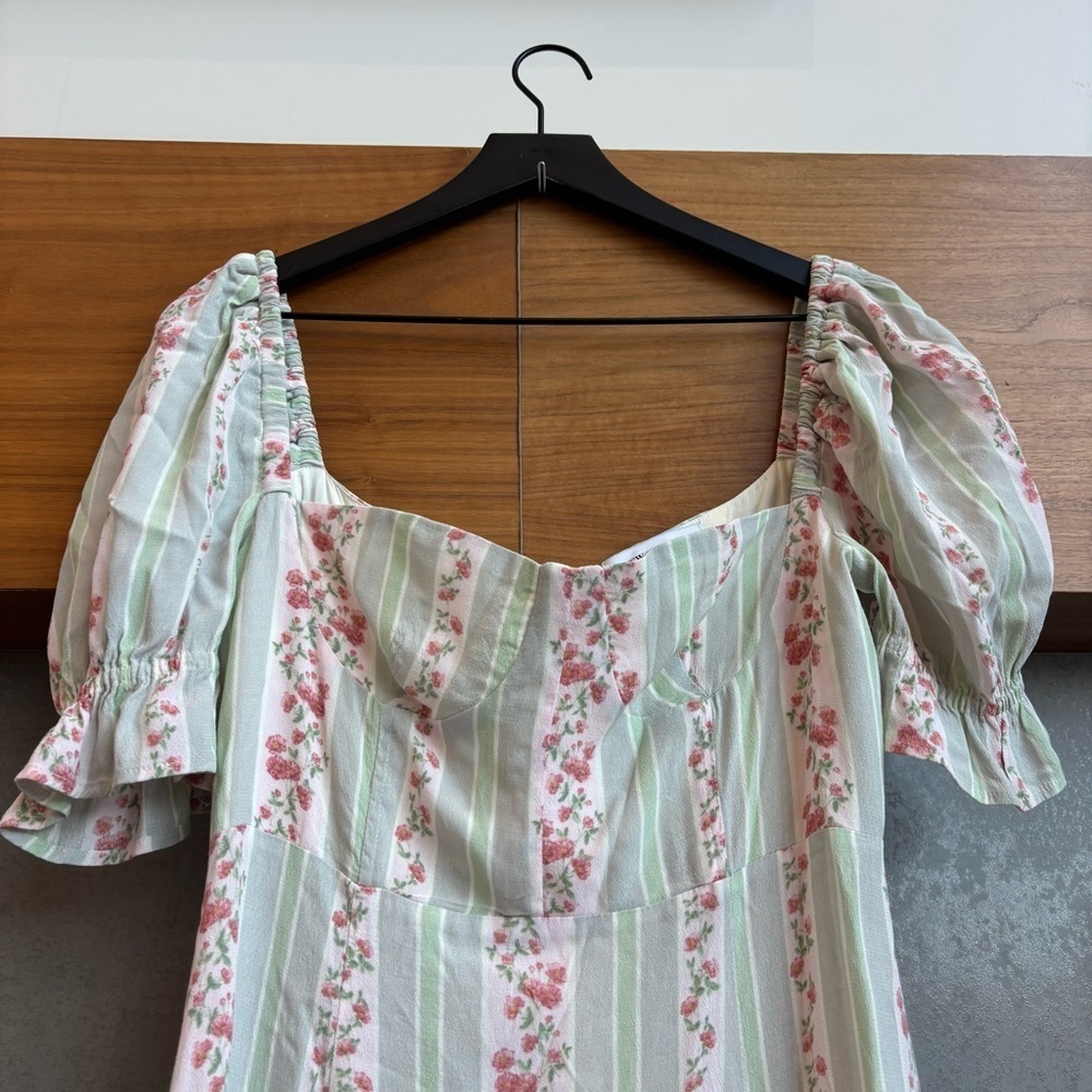 WEWOREWHAT ROSEWOOD MIDI DRESS, SIZE 8 - Picture 8 of 15